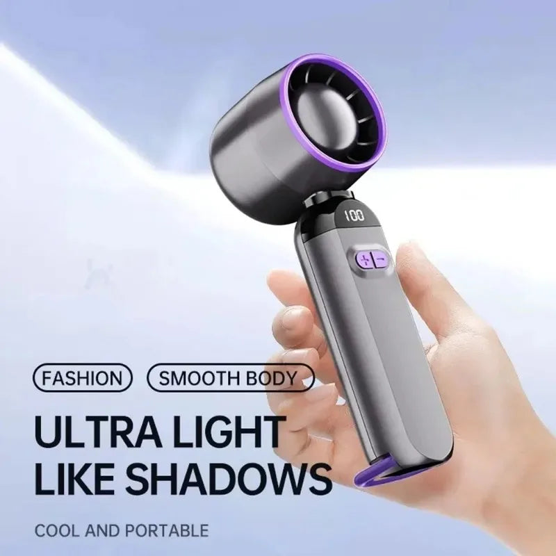 Portable Foldable Handheld USB Rechargeable Fan