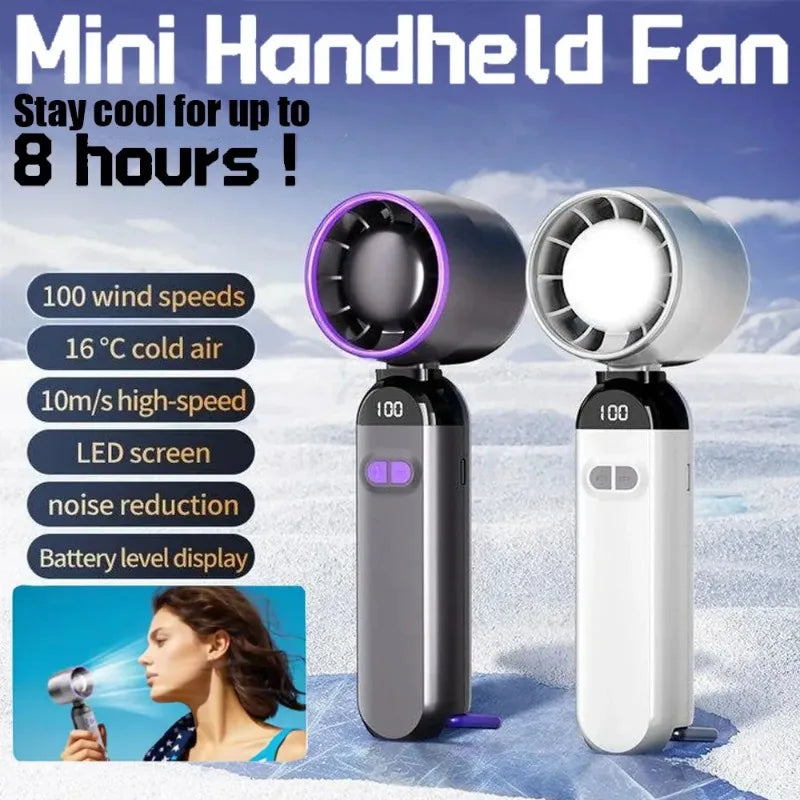 Portable Foldable Handheld USB Rechargeable Fan